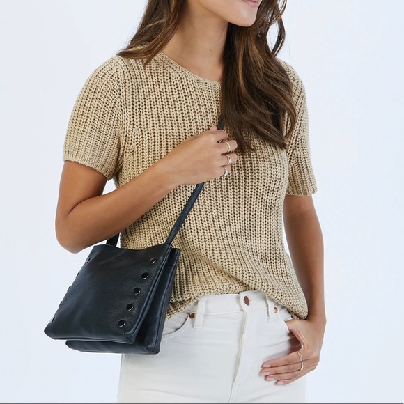 🆕 Hammitt Duke Daisy Snake Print Triple Compartment Bag, Brushed Gold Accents - Picture 14 of 14